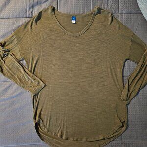 Old Navy Green Long Sleeve Tunic for Fall, Great for Office and Casual Everyday
